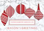 AW2134-X<br>Candy Striped Ornamental Greetings